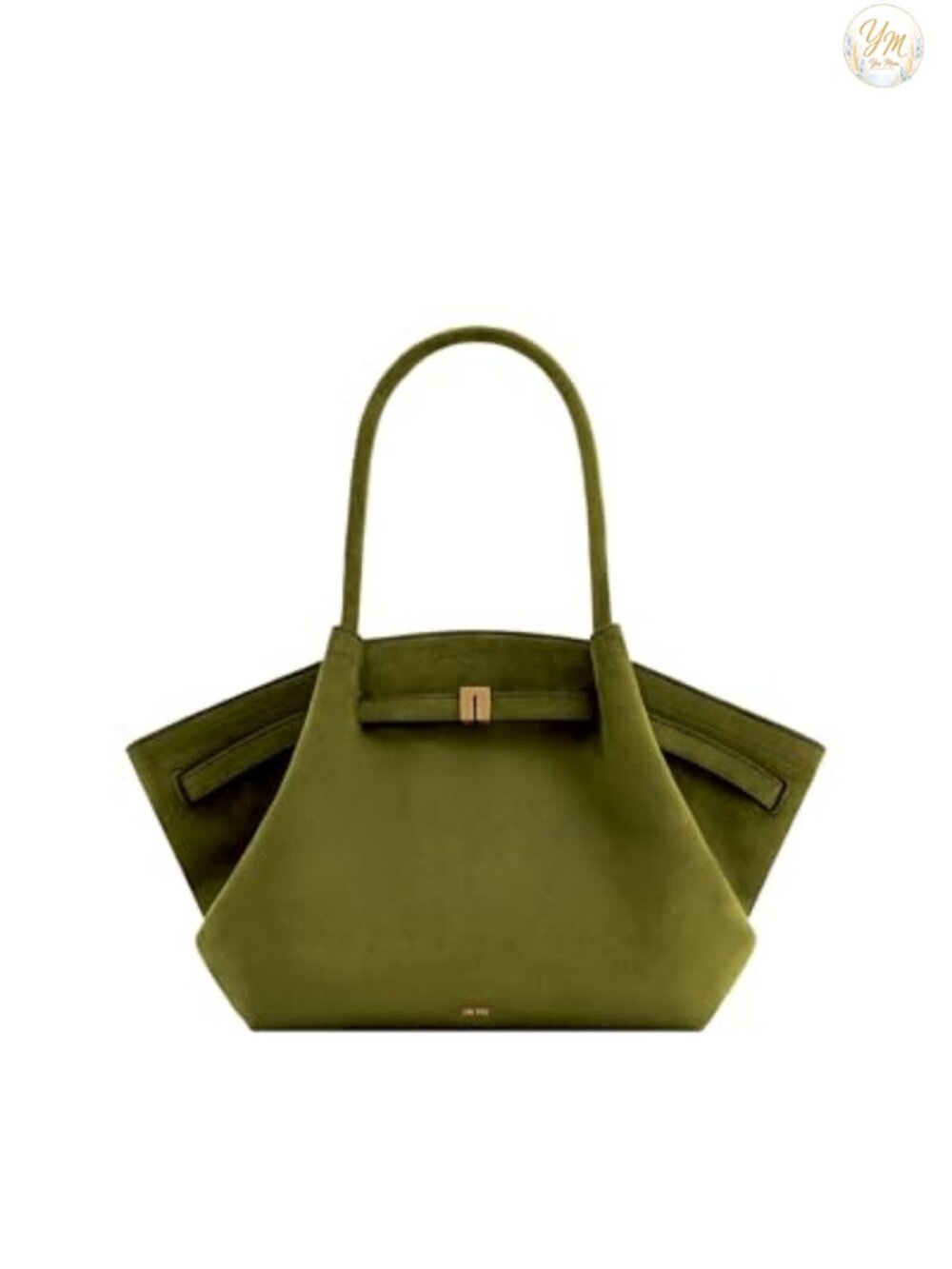 Faux Suede Vegan Medium Tote Bag Magnetic Closure